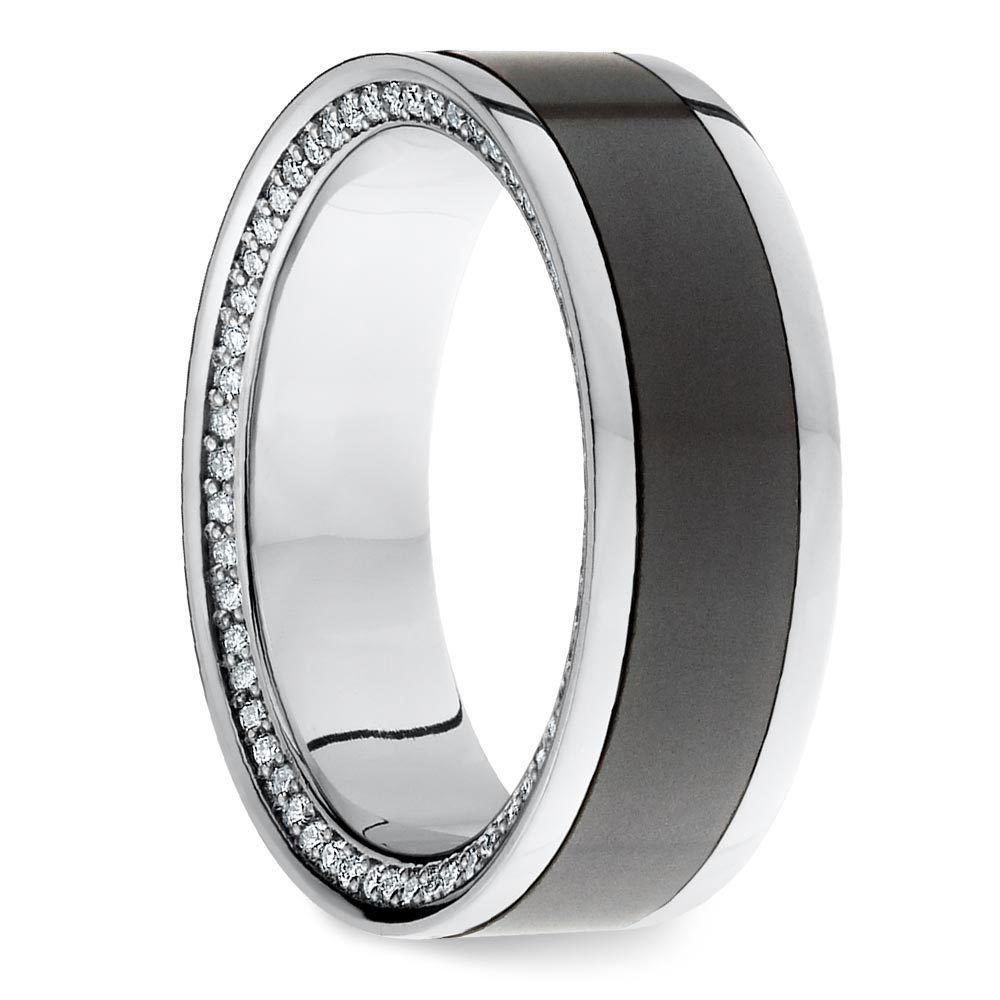 The Zeus - Platinum Elysium Mens Engagement Ring