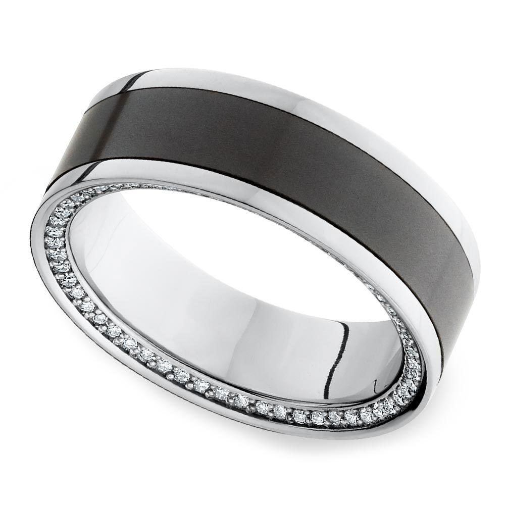 The Zeus - Platinum Elysium Mens Engagement Ring